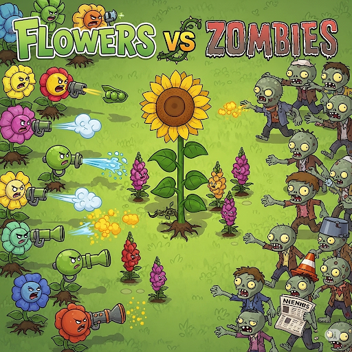 Flowers vs Zombies