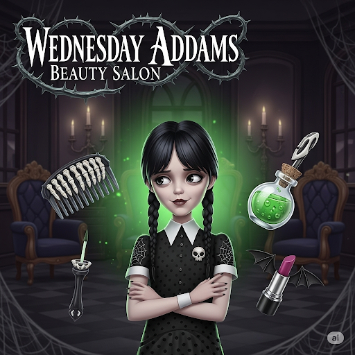 Wednesday Addams Beauty Salon