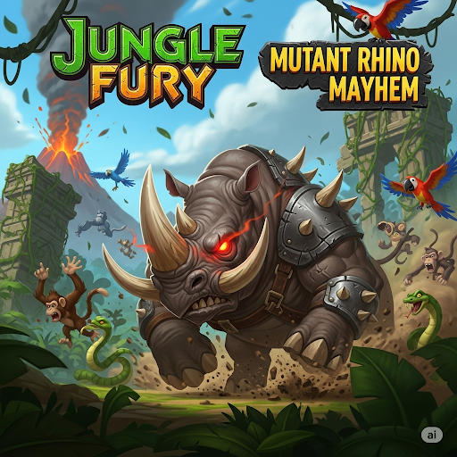 Jungle Fury Mutant Rhino Mayhem